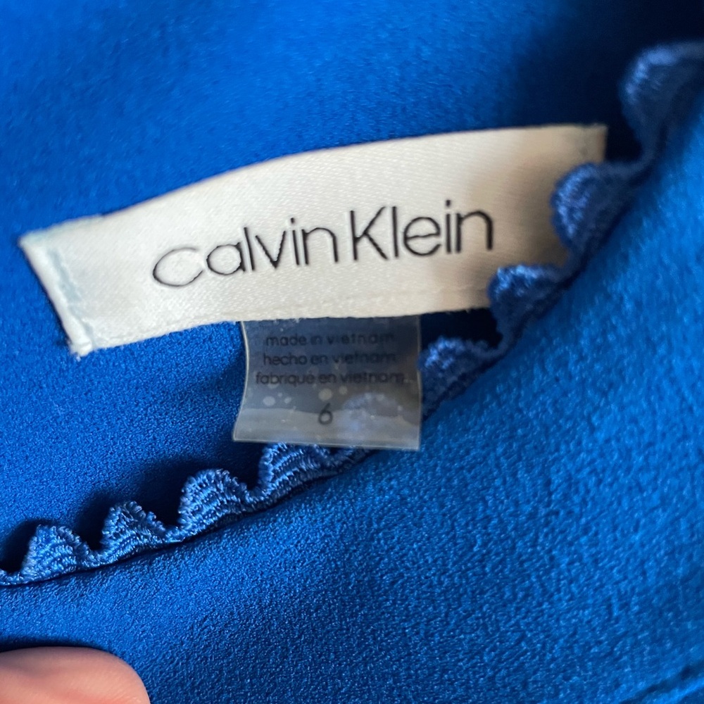 Calvin Klein Cobalt Dress - Picture 2 of 3